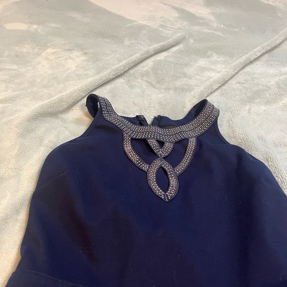 Blue peplum - Picture 1 of 7